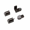 Global Door Controls Pitco Style 3/4 in. Right Hand Offset Door Pivot Hinge Set for Adams Rite Type Storefront Door in Duronodic TH1114KM-RH-DU